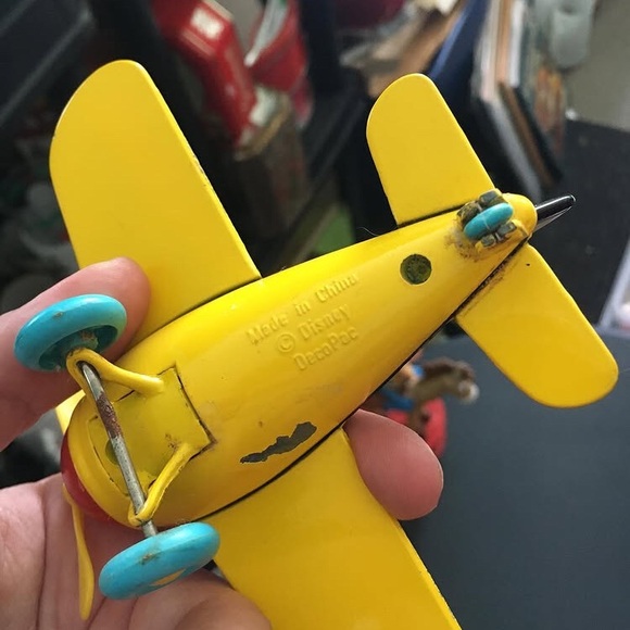Vintage Die Cast M I C K E Y Toy plane - Picture 3 of 3